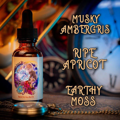 Father Time - Beard Oil & Balm Kit - Musky Ambergris, Earthy Moss, Coconut Milk, and Ripe Apricot