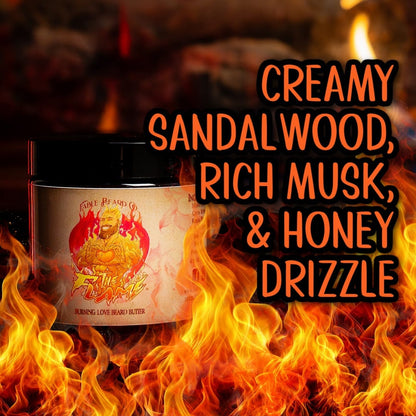 The Flame - Beard Butter - Creamy Sandalwood, Rich Musk, Sparkling Champagne, and Honey Drizzle