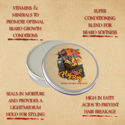 Flyboy - Beard Oil & Balm Kit - Vintage Barbershop, Officer's Whiskey Reserve, Spiced Clove Ember