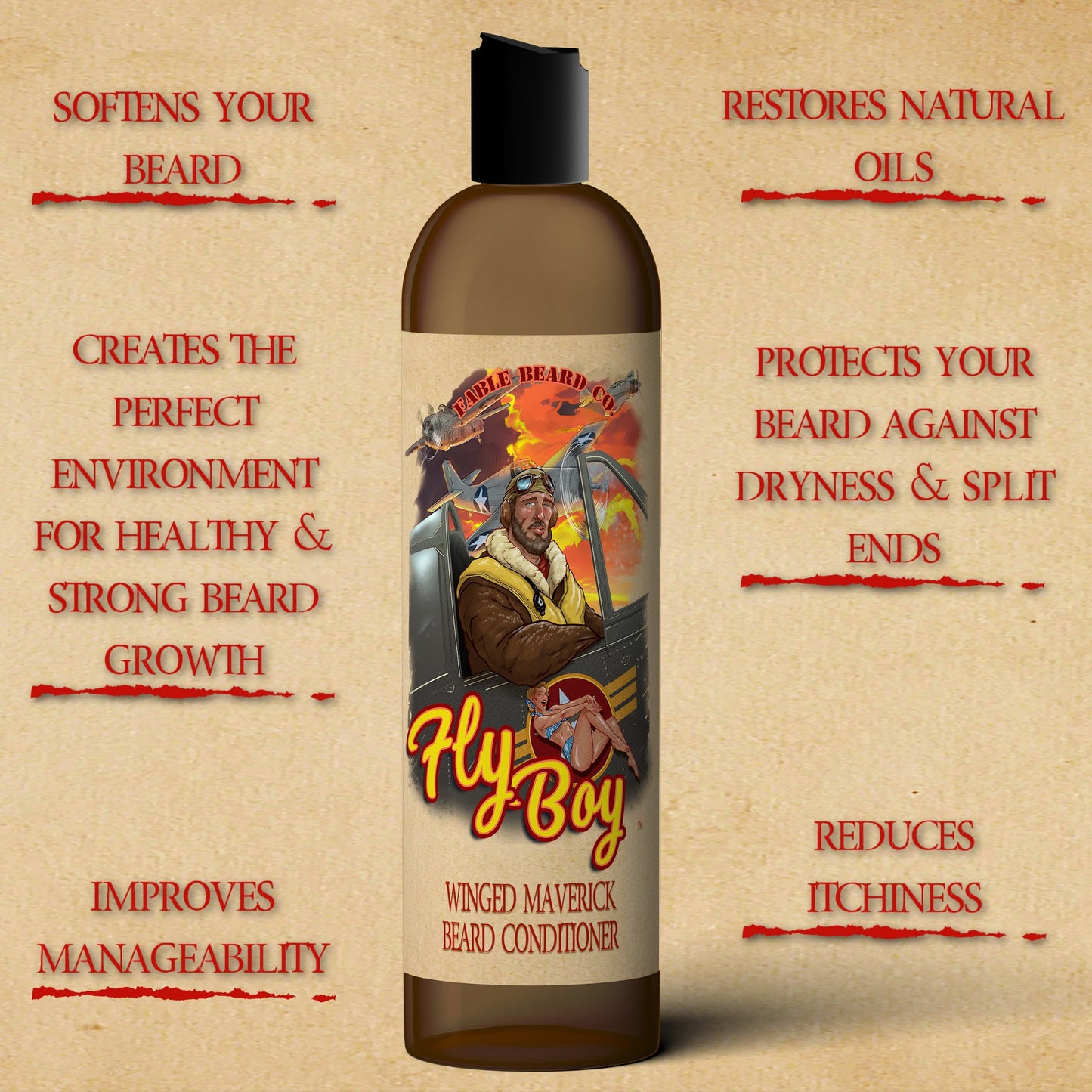 Flyboy - Complete Butter Kit - Vintage Barbershop, Officer's Whiskey Reserve, Spiced Clove Ember
