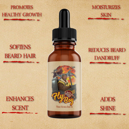 Flyboy - Beard Oil & Balm Kit - Vintage Barbershop, Officer's Whiskey Reserve, Spiced Clove Ember