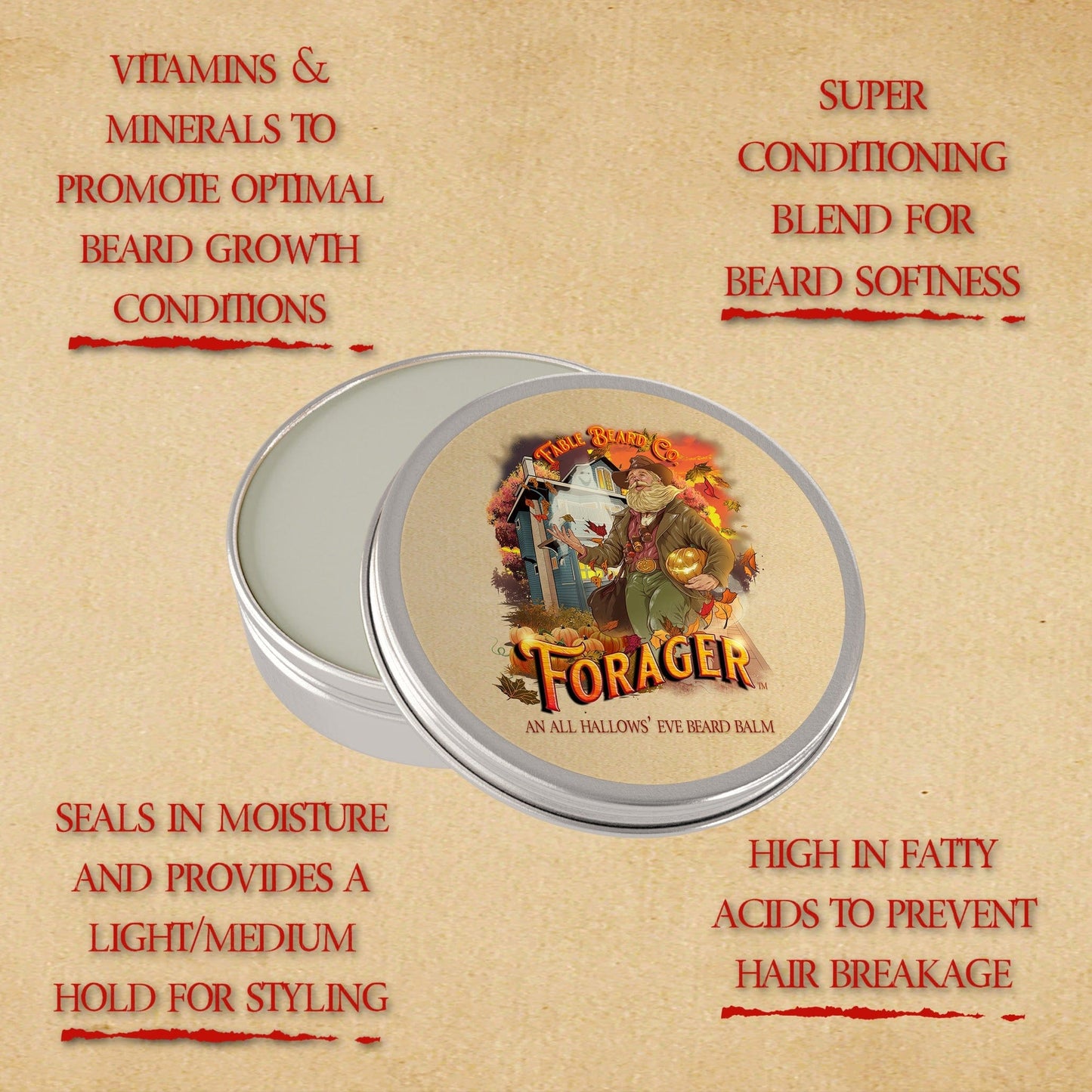Forager - Complete Balm Kit - Frosted Maple Glaze, Pecan Praline, Mulled Apple Cider