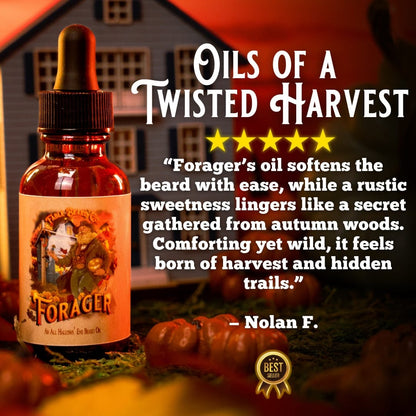 Forager - Beard Oil - Frosted Maple Glaze, Pecan Praline, Mulled Apple Cider