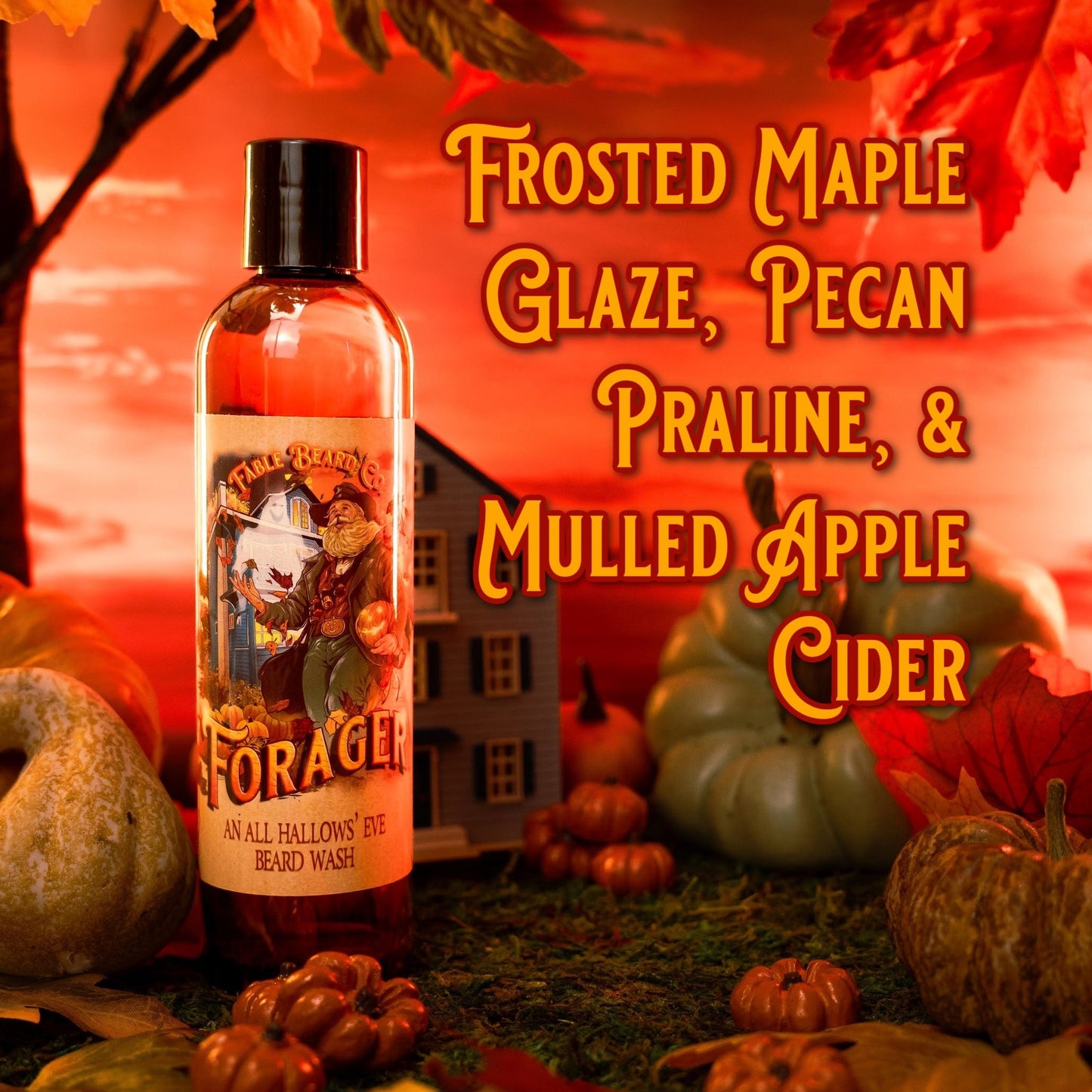 Forager - Beard Wash - Frosted Maple Glaze, Pecan Praline, Mulled Apple Cider