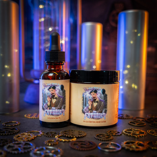The Futurist - Beard Oil & Butter Kit - Voltage Cured Oud, Electric Lavender Bloom, Polished Sandalwood