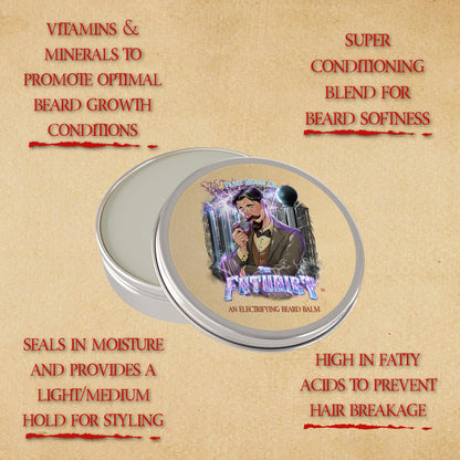The Futurist - Beard Balm - Voltage Cured Oud, Electric Lavender Bloom, Polished Sandalwood