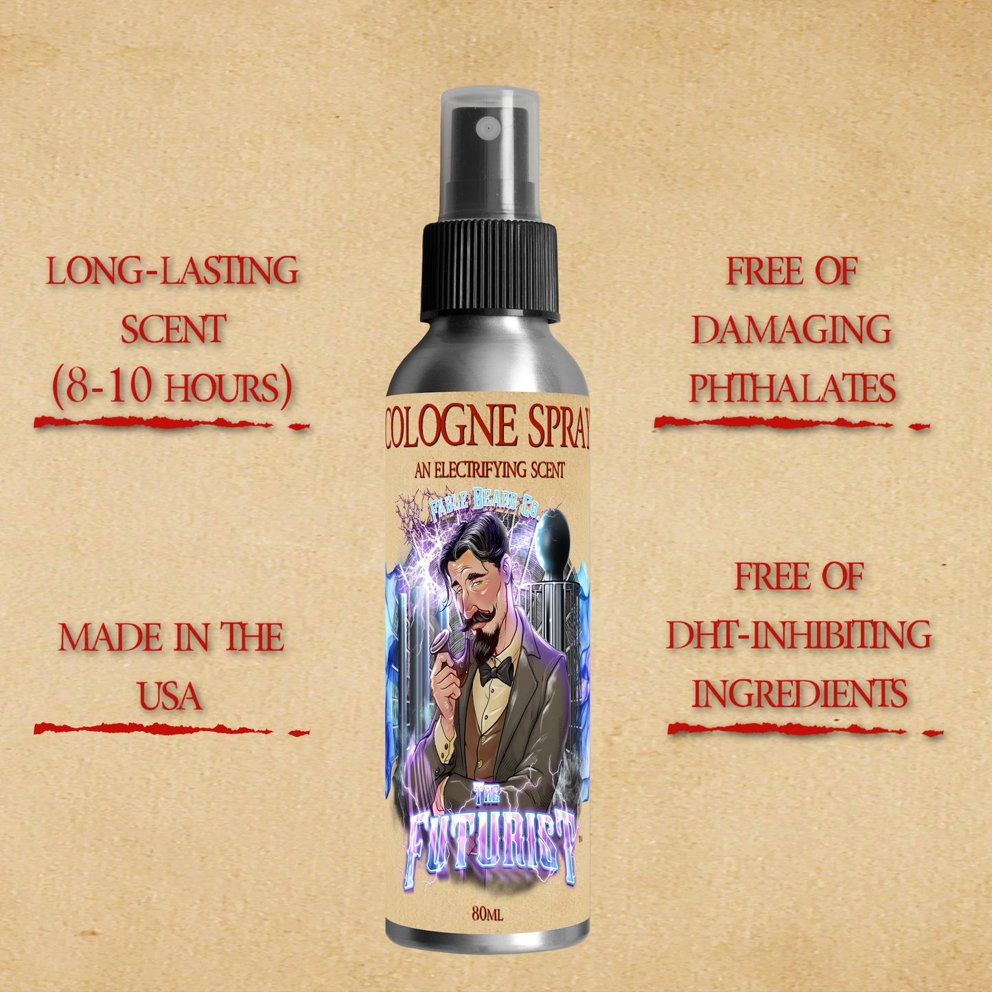 The Futurist - Cologne - Voltage Cured Oud, Electric Lavender Bloom, Polished Sandalwood