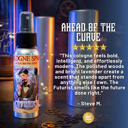 The Futurist - Cologne - Voltage Cured Oud, Electric Lavender Bloom, Polished Sandalwood