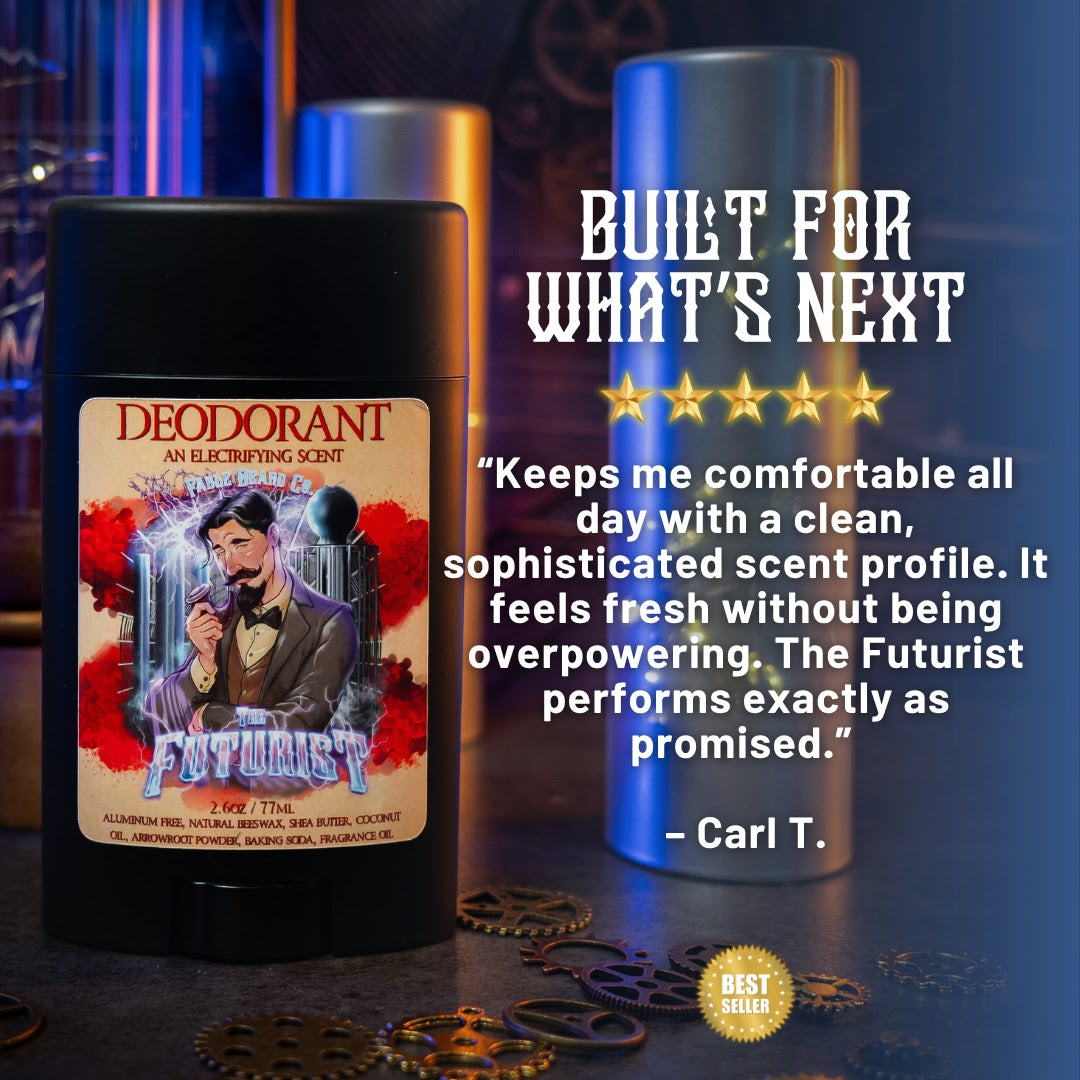 The Futurist - Deodorant - Voltage Cured Oud, Electric Lavender Bloom, Polished Sandalwood