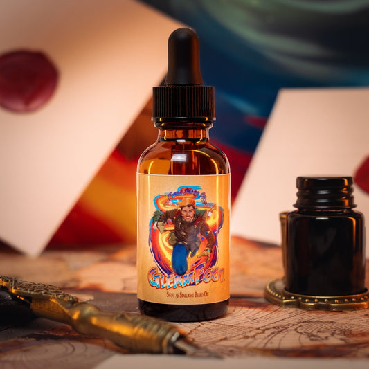 Gleamfoot - Beard Oil - Vibrant Ozone, Orange Spark, Clean Eucalyptus