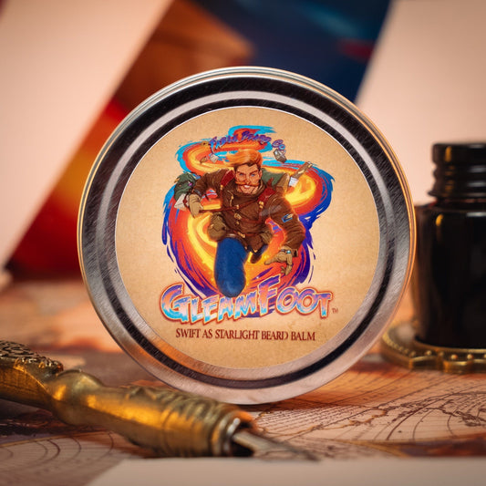 Gleamfoot - Beard Balm - Vibrant Ozone, Orange Spark, Clean Eucalyptus