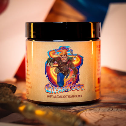 Gleamfoot - Beard Butter - Vibrant Ozone, Orange Spark, Clean Eucalyptus