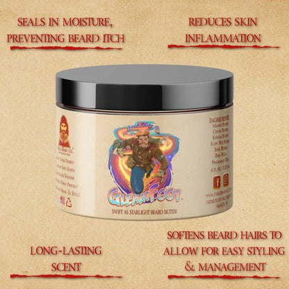 Gleamfoot - Beard Butter - Vibrant Ozone, Orange Spark, Clean Eucalyptus