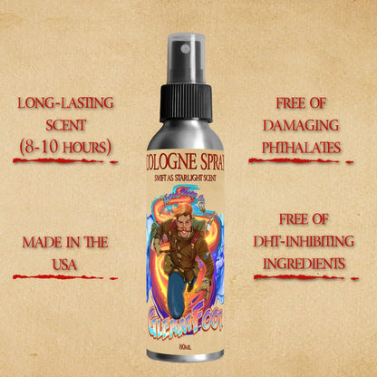 Gleamfoot - Cologne - Vibrant Ozone, Orange Spark, Clean Eucalyptus