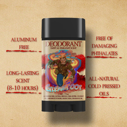 Gleamfoot - Deodorant - Vibrant Ozone, Orange Spark, Clean Eucalyptus