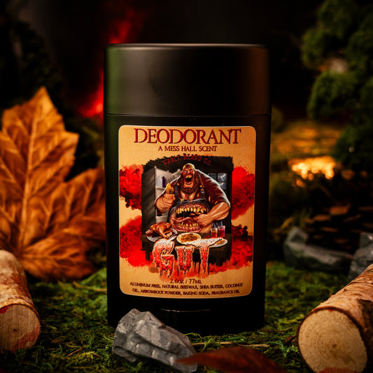 The Gut - Deodorant - Savory Herbs, Smokey Bonfire, Black Peppercorn