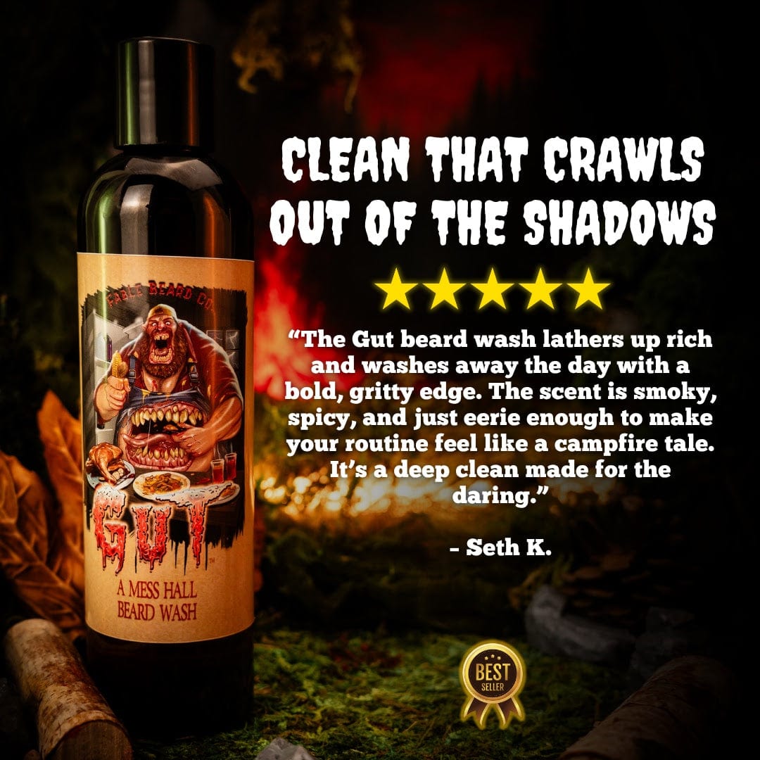 The Gut - Beard Wash - Savory Herbs, Smokey Bonfire, Black Peppercorn