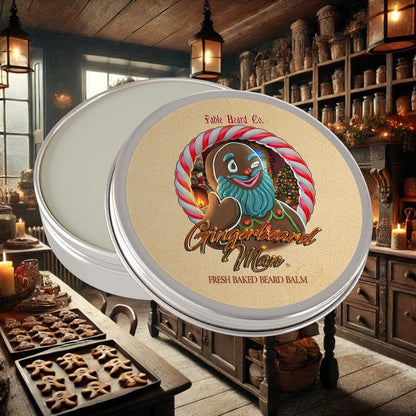 The Ginger Beard Man - Beard Balm - Warm Gingerbread, Rich Toffee, and Christmas Spices