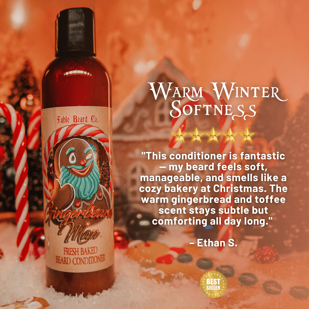 The Ginger Beard Man - Beard Conditioner - Warm Gingerbread, Rich Toffee, and Christmas Spices