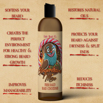 The Ginger Beard Man - Beard Conditioner - Warm Gingerbread, Rich Toffee, and Christmas Spices
