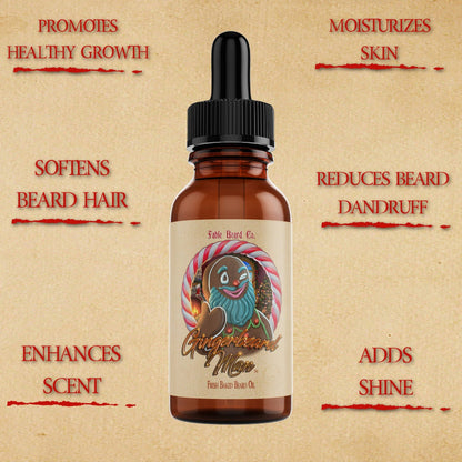 The Ginger Beard Man - Beard Oil - Warm Gingerbread, Rich Toffee, and Christmas Spices
