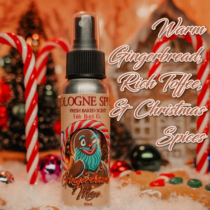 The Ginger Beard Man - Cologne - Warm Gingerbread, Rich Toffee, and Christmas Spices