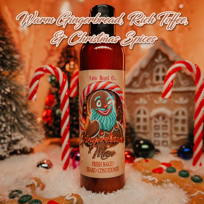 The Ginger Beard Man - Beard Conditioner - Warm Gingerbread, Rich Toffee, and Christmas Spices