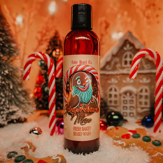 The Gingerbeard Man - Beard Wash - Warm Gingerbread, Rich Toffee, and Christmas Spices