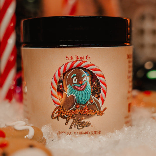 The Ginger Beard Man - Beard Butter - Warm Gingerbread, Rich Toffee, and Christmas Spices