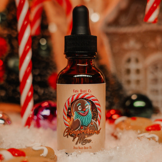 The Ginger Beard Man - Beard Oil - Warm Gingerbread, Rich Toffee, and Christmas Spices