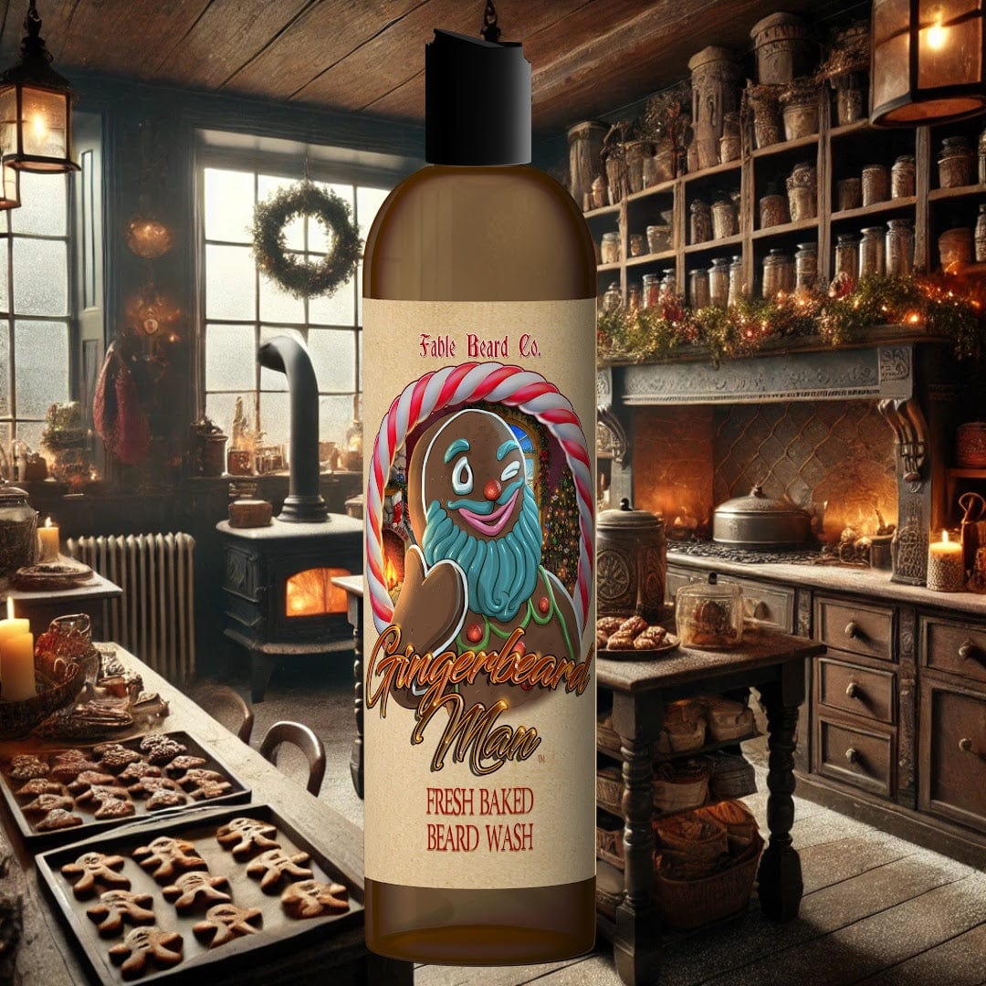 The Gingerbeard Man - Beard Wash - Warm Gingerbread, Rich Toffee, and Christmas Spices