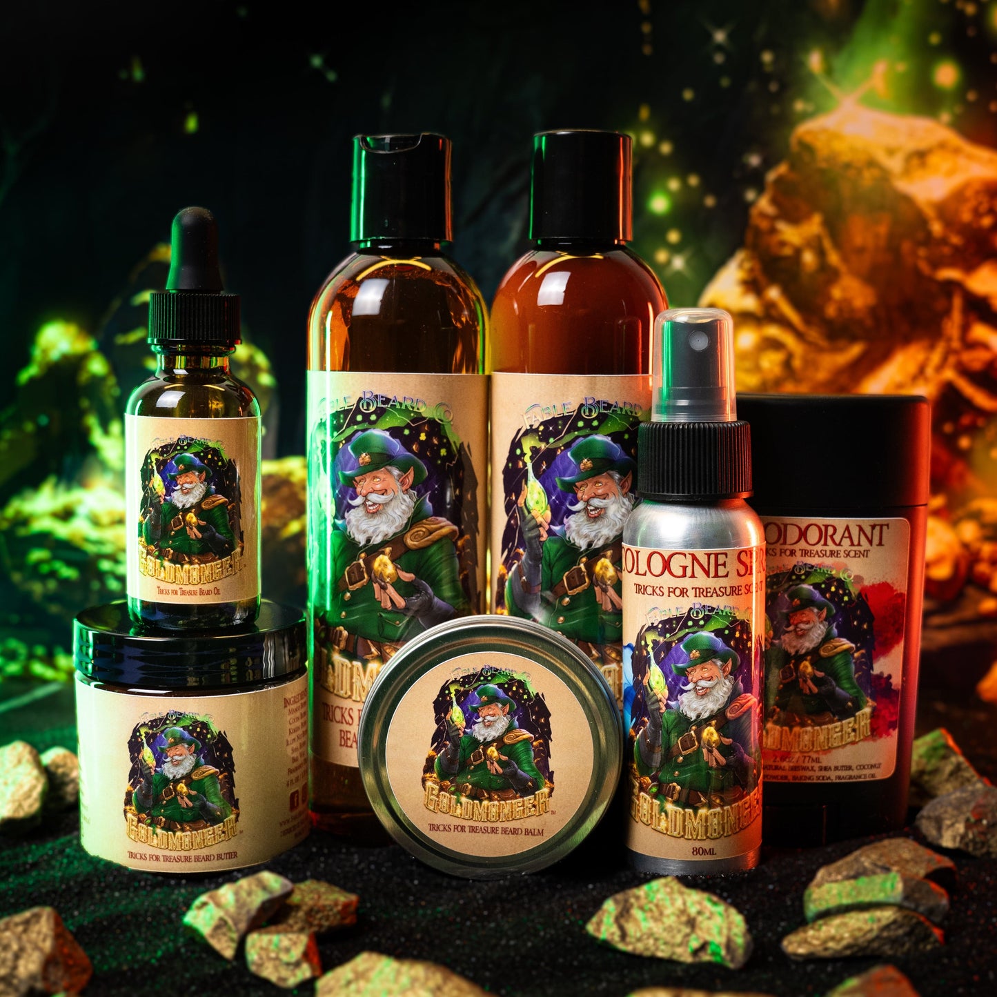 The Goldmonger - Ultimate Bundle - Sun-Soaked Bergamot, Fresh Greenery, Vanilla Dust