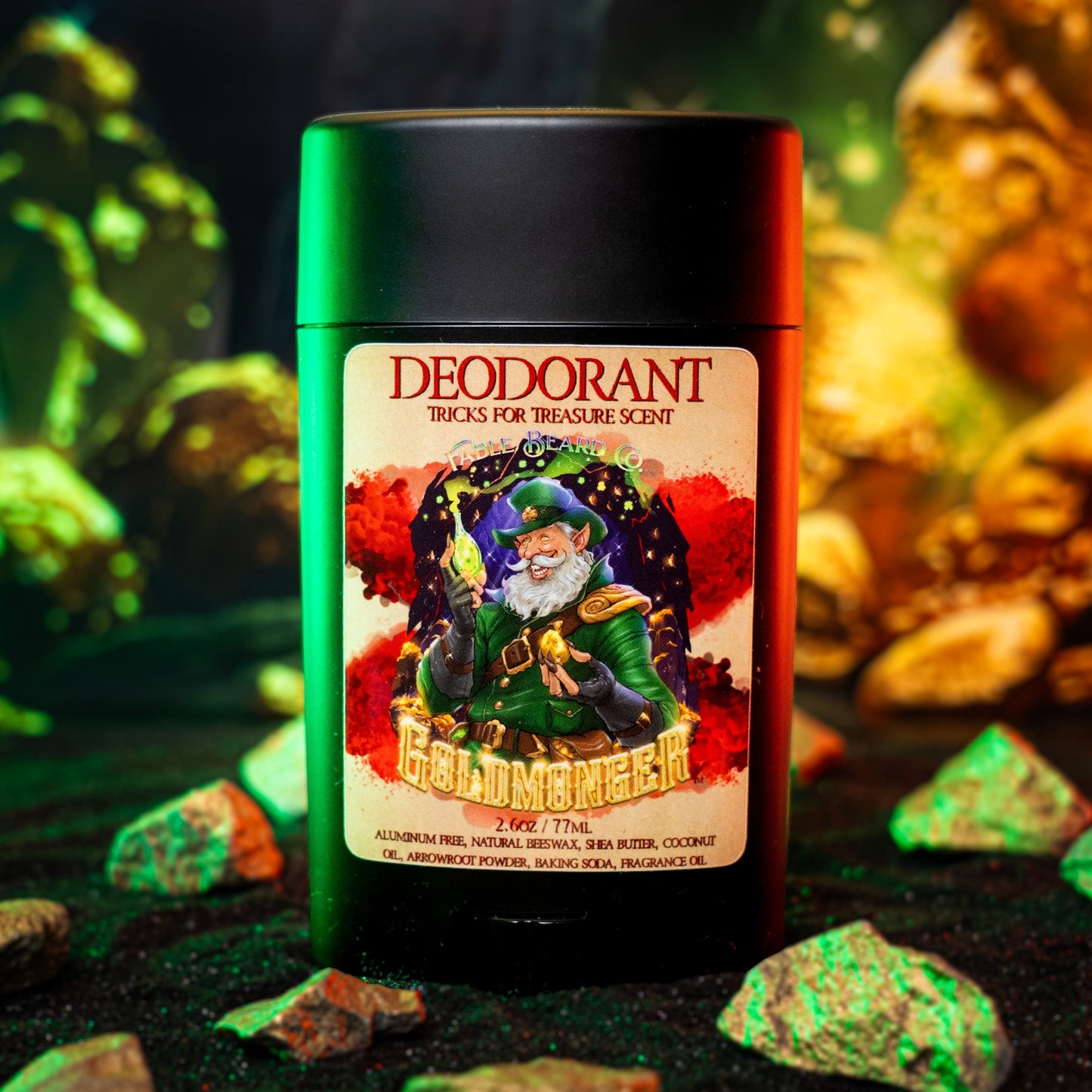 The Goldmonger - Deodorant - Sun-Soaked Bergamot, Fresh Greenery, Vanilla Dust