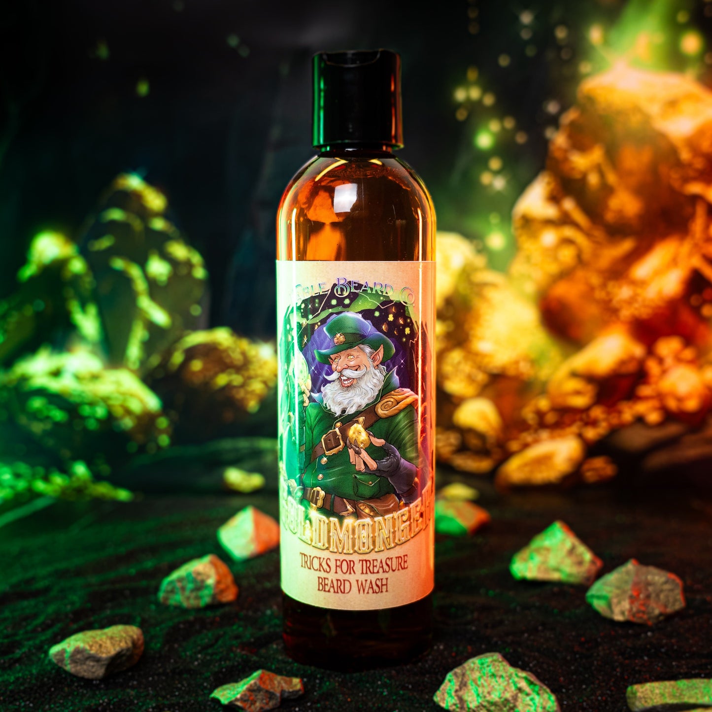 The Goldmonger - Beard Wash - Sun-Soaked Bergamot, Fresh Greenery, Vanilla Dust