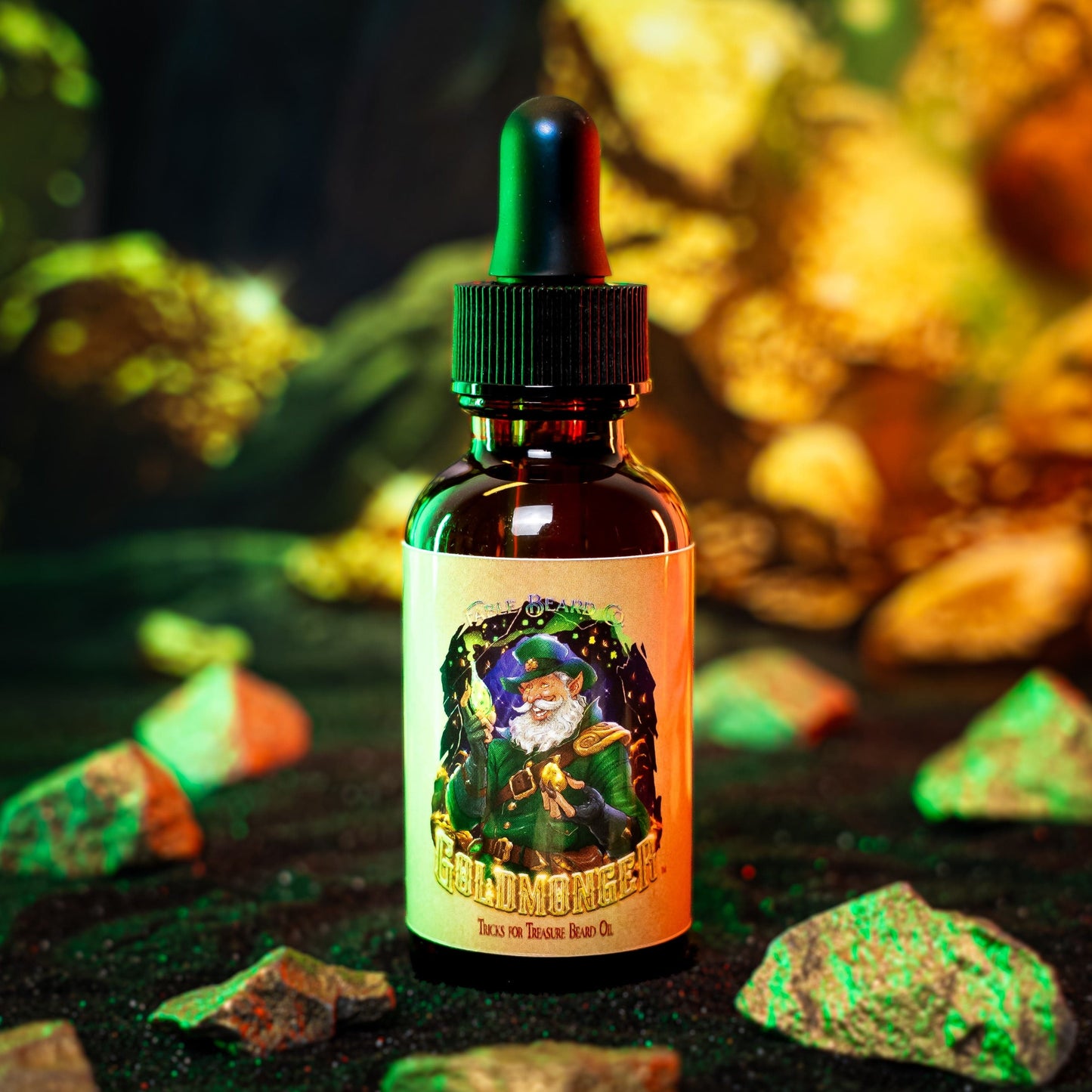 The Goldmonger - Beard Oil - Sun-Soaked Bergamot, Fresh Greenery, Vanilla Dust