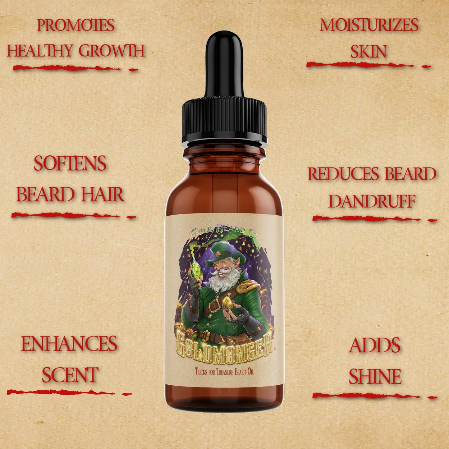 The Goldmonger - Beard Oil & Balm Kit - Sun-Soaked Bergamot, Fresh Greenery, Vanilla Dust