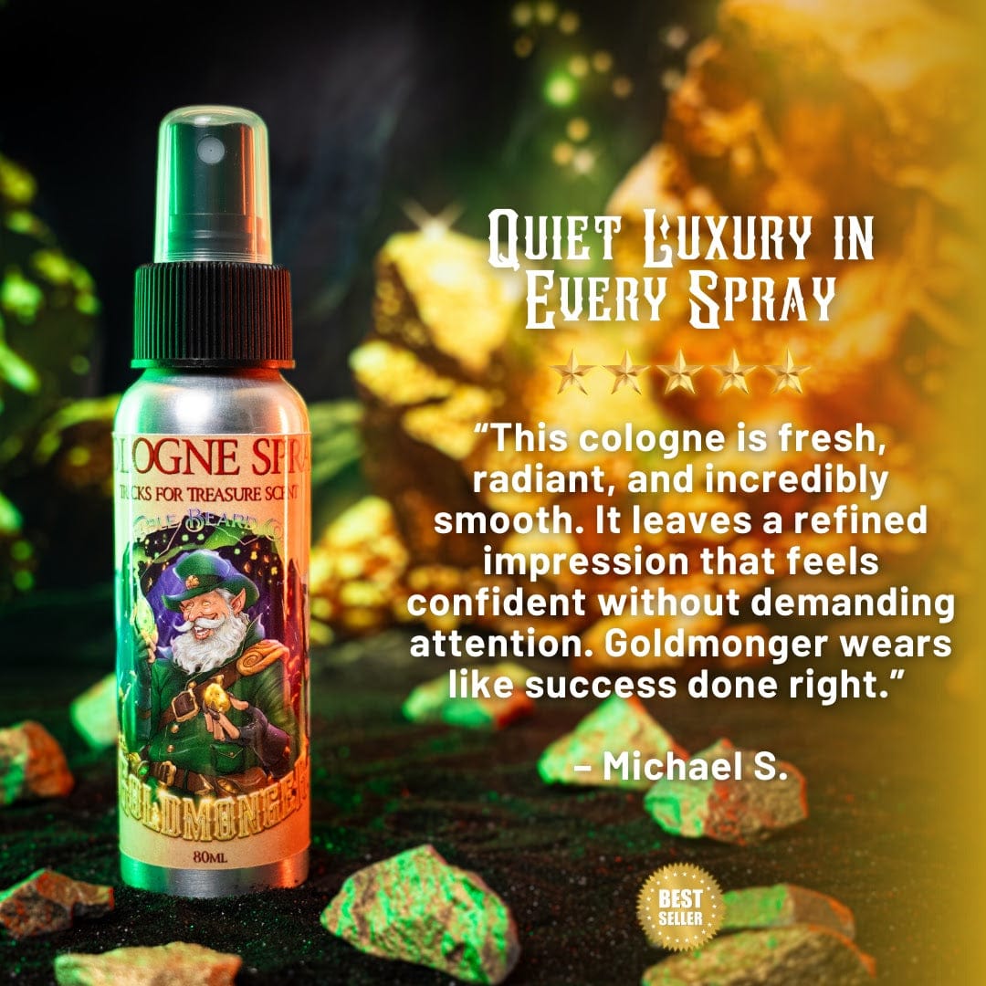 The Goldmonger - Cologne - Sun-Soaked Bergamot, Fresh Greenery, Vanilla Dust