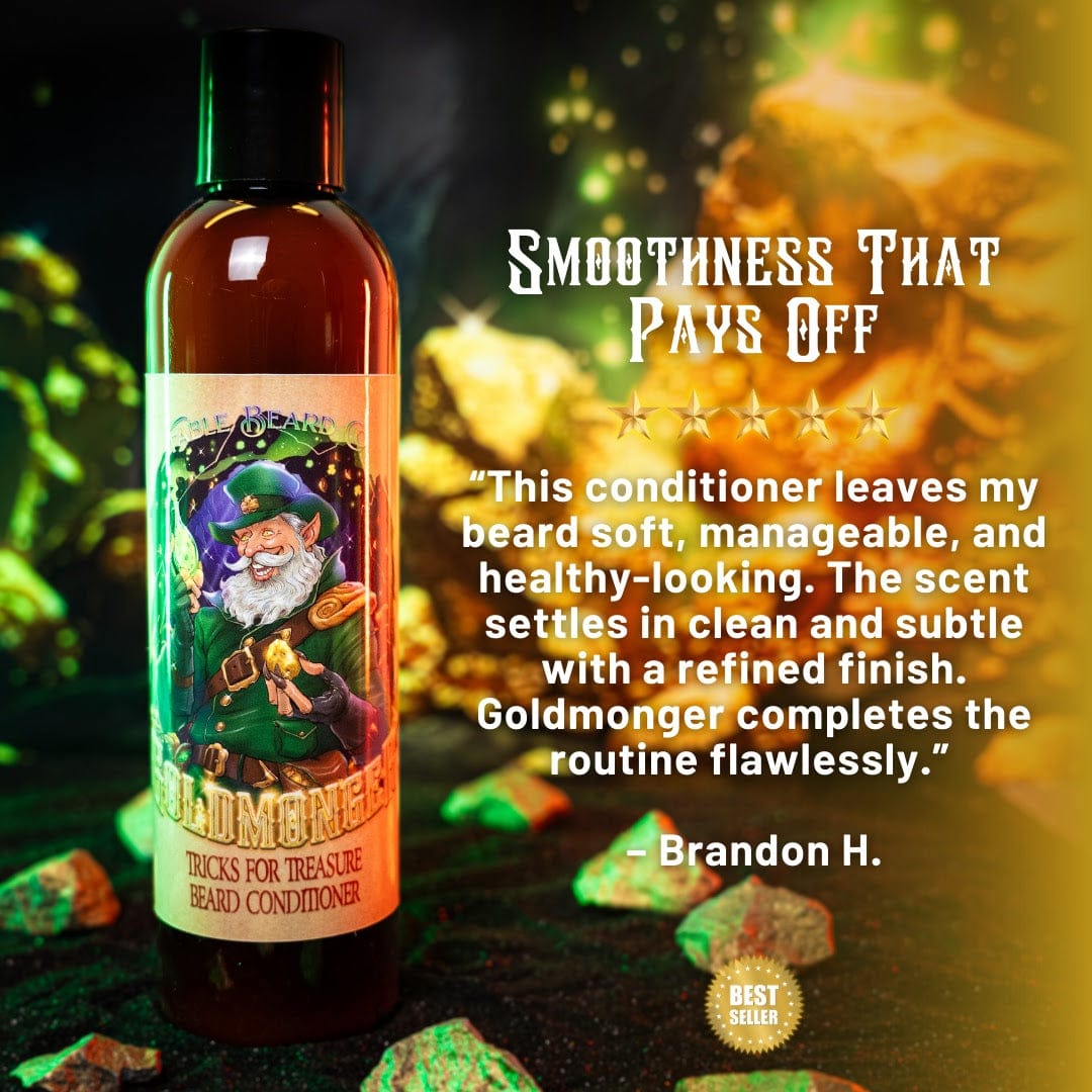 The Goldmonger - Beard Wash - Sun-Soaked Bergamot, Fresh Greenery, Vanilla Dust