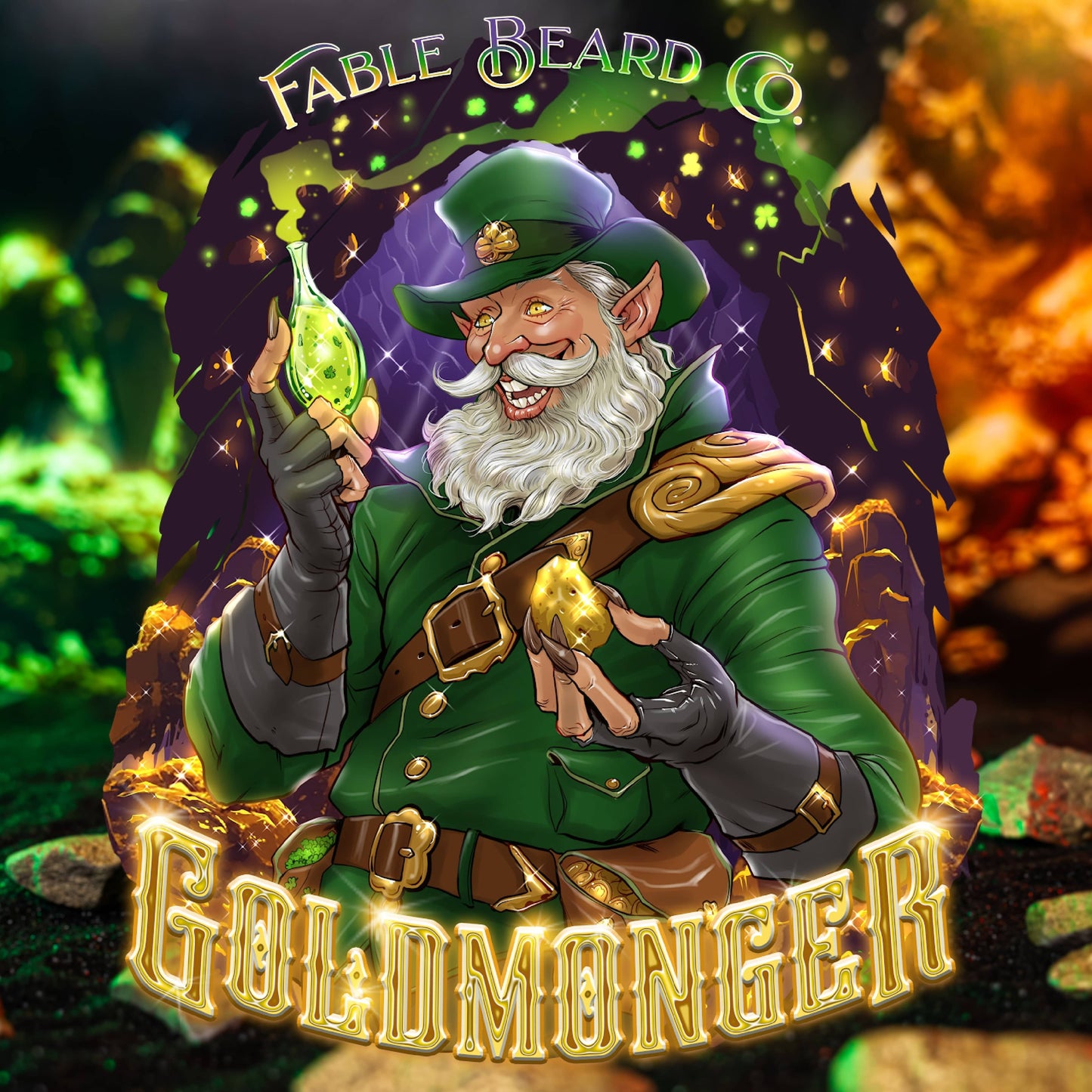 The Goldmonger - Beard Oil & Balm Kit - Sun-Soaked Bergamot, Fresh Greenery, Vanilla Dust