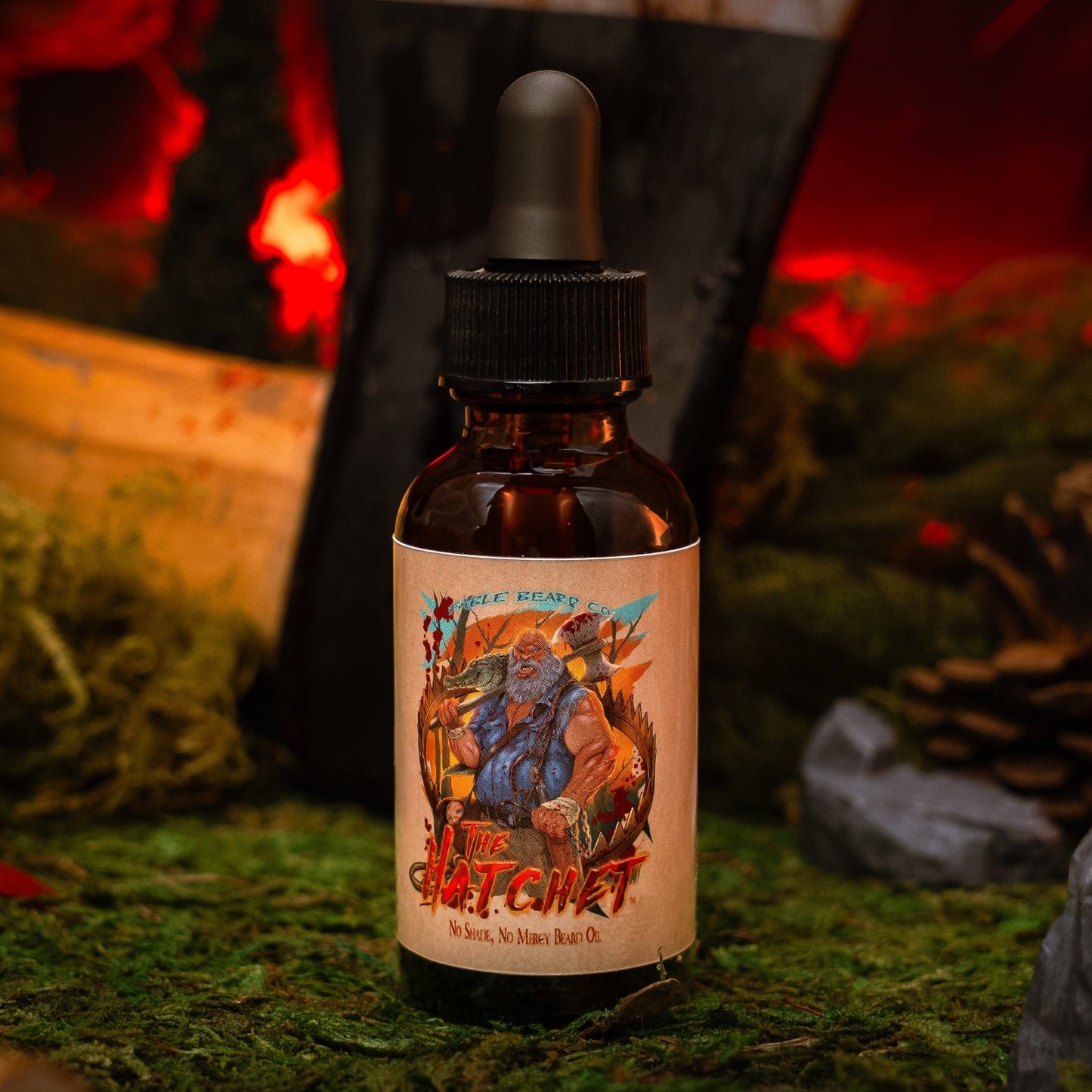 The Hatchet - Beard Oil - Mountain Resin, Dried Fir Needles, Smoldering Embers