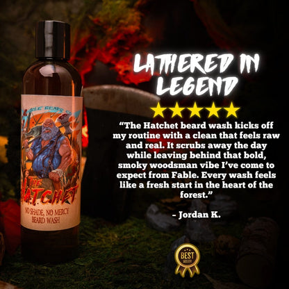 The Hatchet - Beard Wash - Mountain Resin, Dried Fir Needles, Smoldering Embers