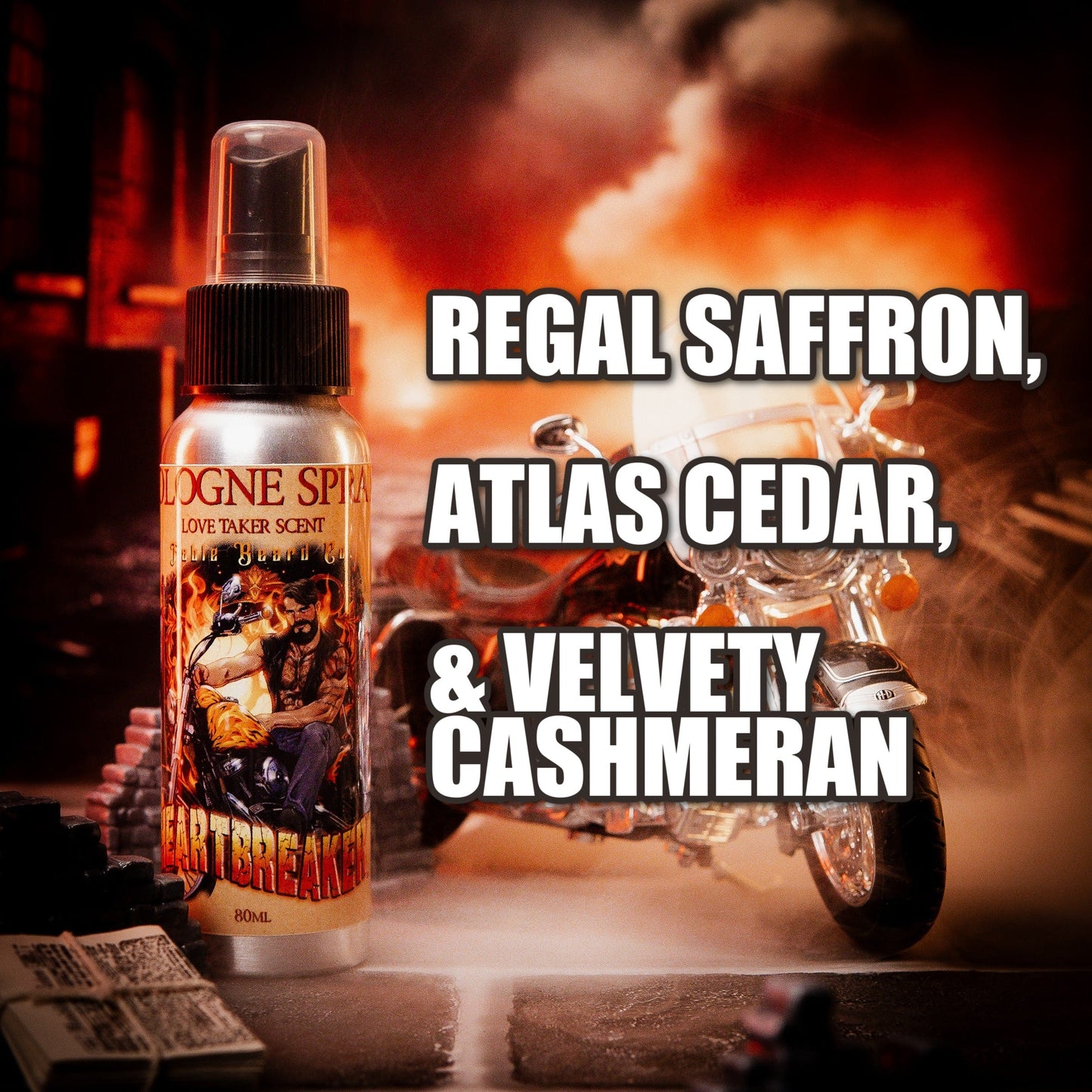 The Heartbreaker - Cologne - Regal Saffron, Atlas Cedar, and Velvety Cashmeran