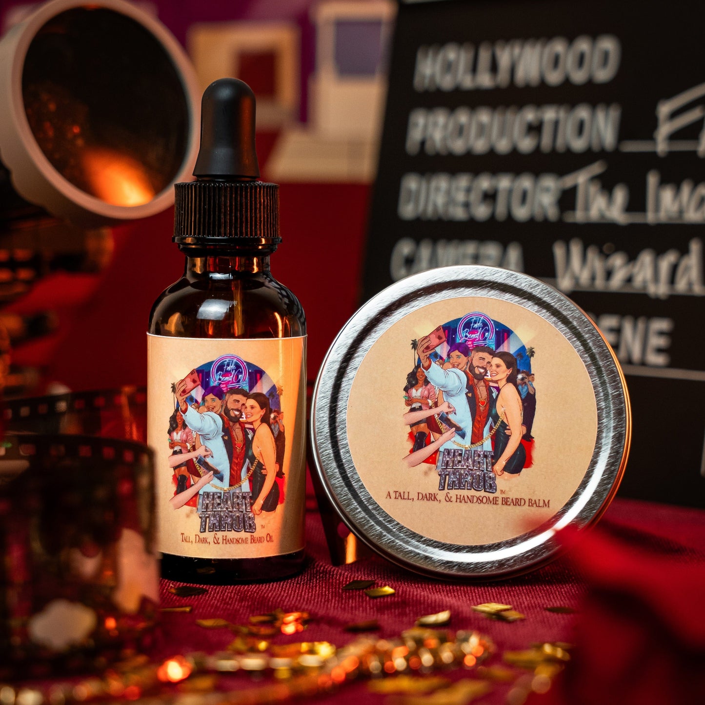 The Heart Throb - Beard Oil & Balm Kit - Rich Orange Blossom, Spiced Nutmeg, Steeped Chamomile