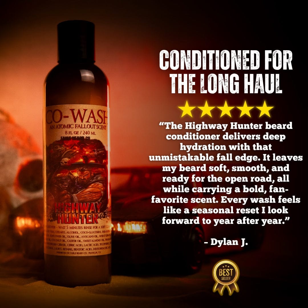The Highway Hunter  - Beard Conditioner - Warm Roasted Pumpkin, Sweet Vanilla Bean, Rich Spiced Cinnamon, and Creamy Toasted Marshmallow