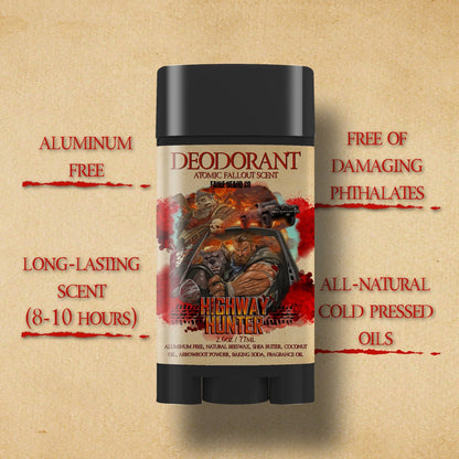 The Highway Hunter - Deodorant - Warm Roasted Pumpkin, Sweet Vanilla Bean, Rich Spiced Cinnamon, and Creamy Toasted Marshmallow