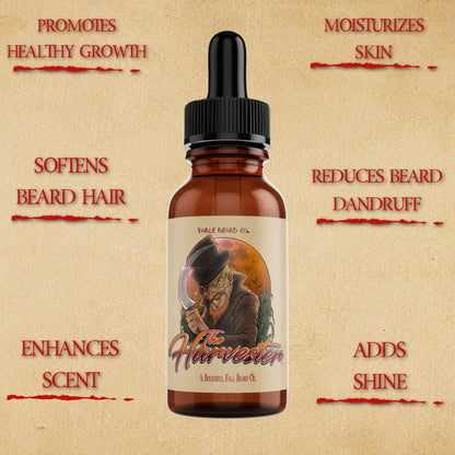 The Harvester - Beard Oil - Spiced Apple Cider, Ripe Pumpkin, Crisp Fall Breeze
