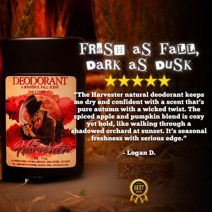 The Harvester - Deodorant - Spiced Apple Cider, Ripe Pumpkin, Crisp Fall Breeze