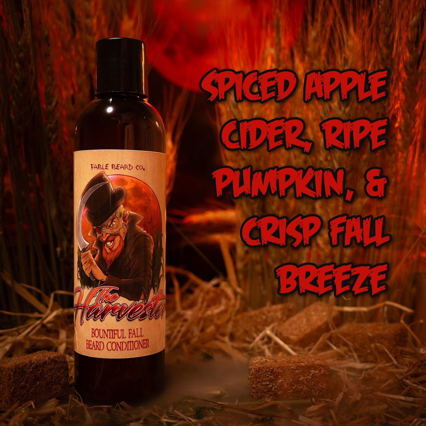 The Harvester - Beard Conditioner - Spiced Apple Cider, Ripe Pumpkin, Crisp Fall Breeze