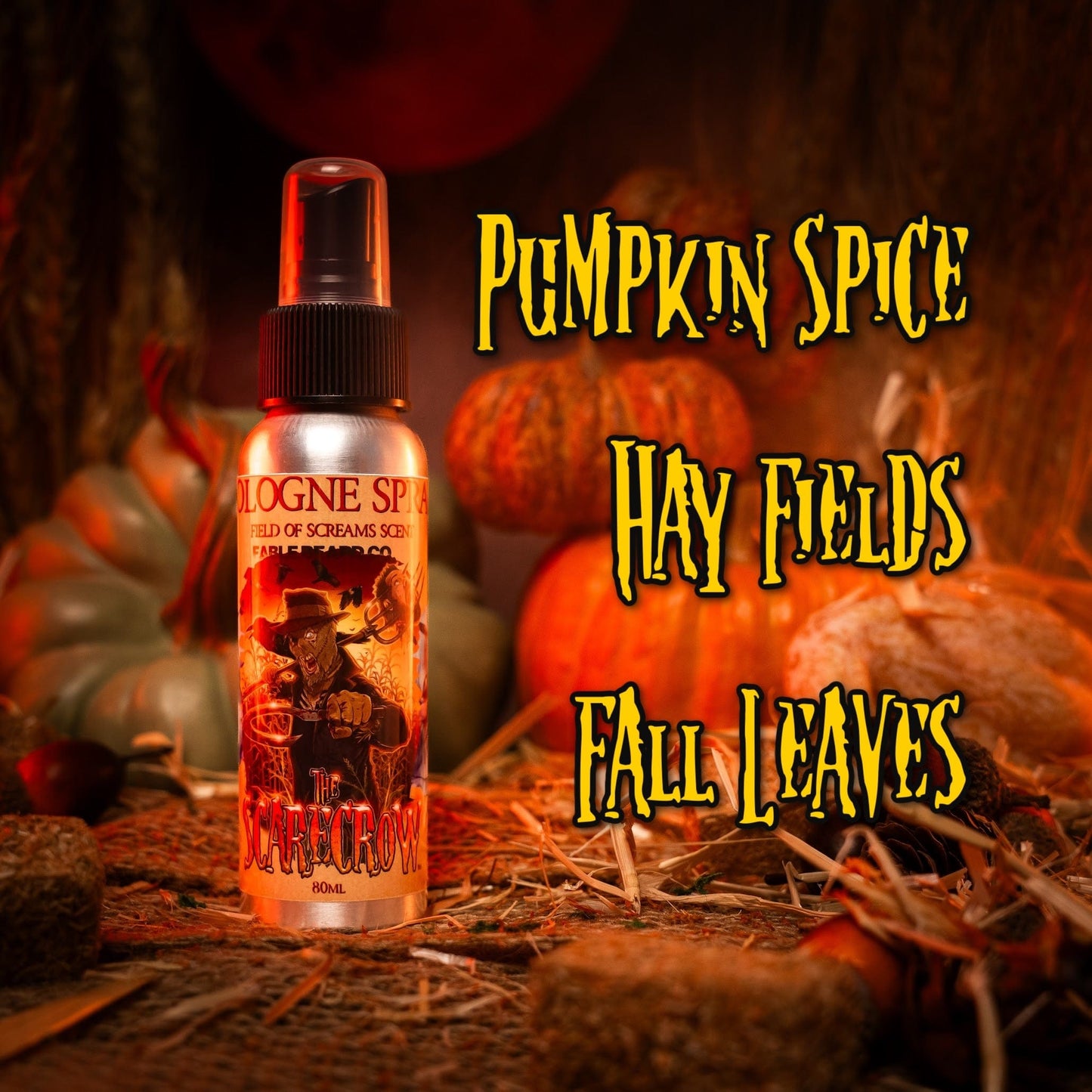 The Scarecrow - Cologne - Warm Pumpkin Spice, Withered Hay Fields, and Fall Leaves