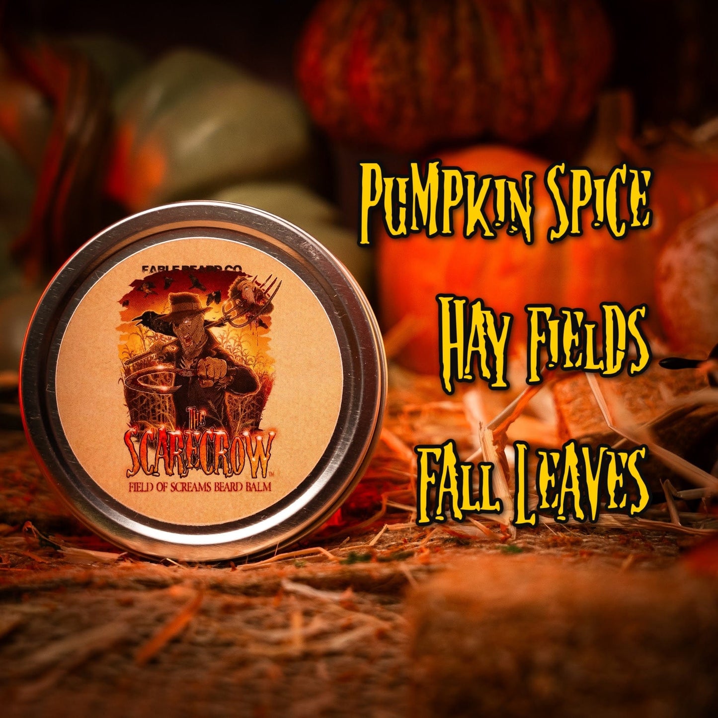 The Scarecrow - Beard Balm - Warm Pumpkin Spice, Withered Hay Fields, and Fall Leaves